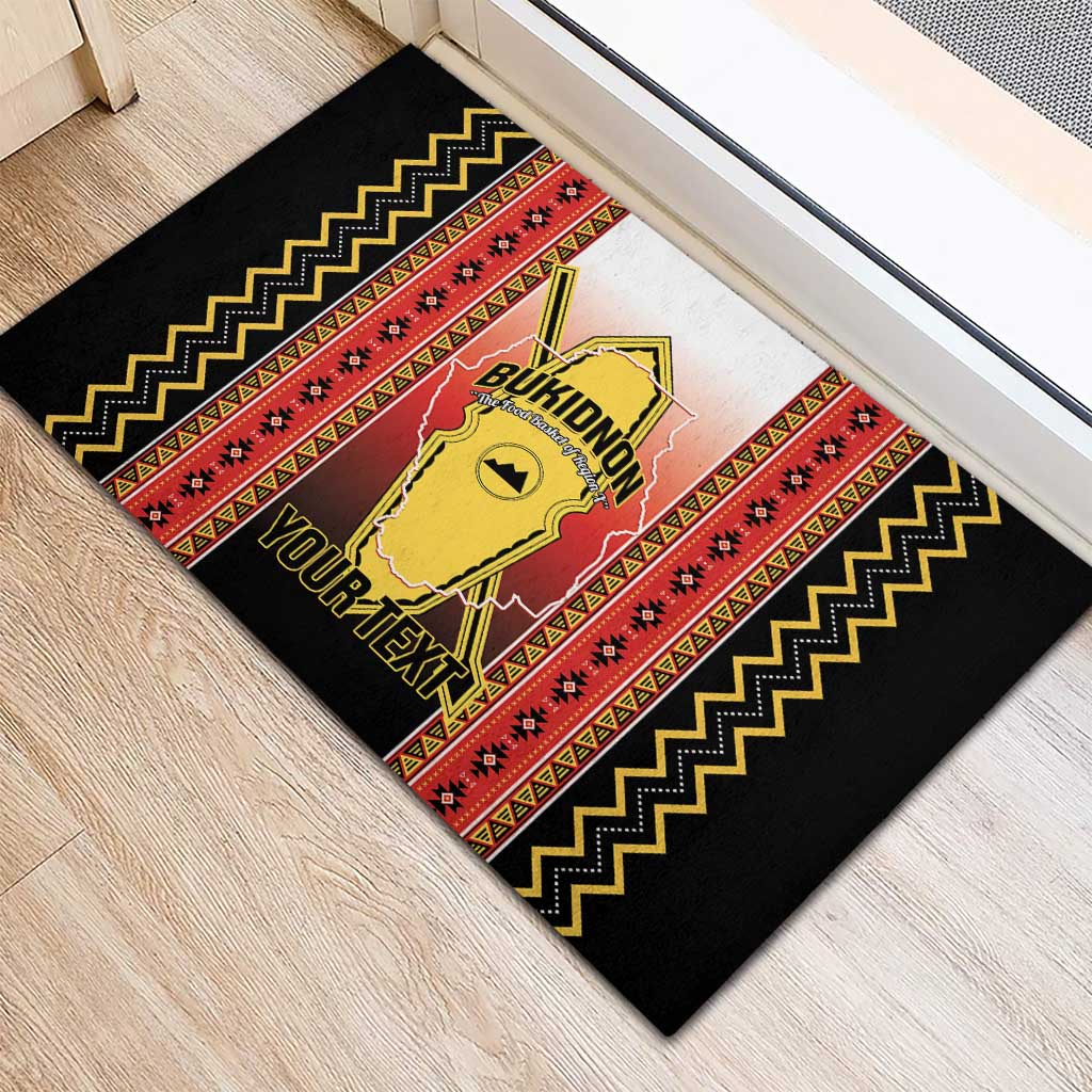 Personalised Bukidnon Philippines Rubber Doormat The Food Basket of Region X