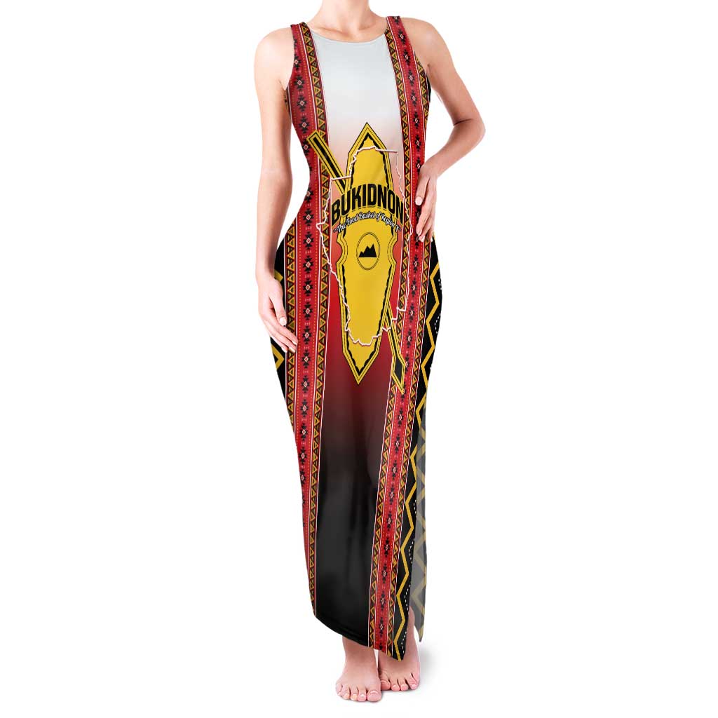 Personalised Bukidnon Philippines Tank Maxi Dress The Food Basket of Region X