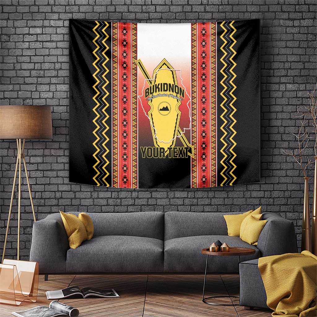 Personalised Bukidnon Philippines Tapestry The Food Basket of Region X