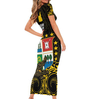 Agusan del Sur Philippines Family Matching Short Sleeve Bodycon Dress and Hawaiian Shirt Habagatang Agusan Lolong