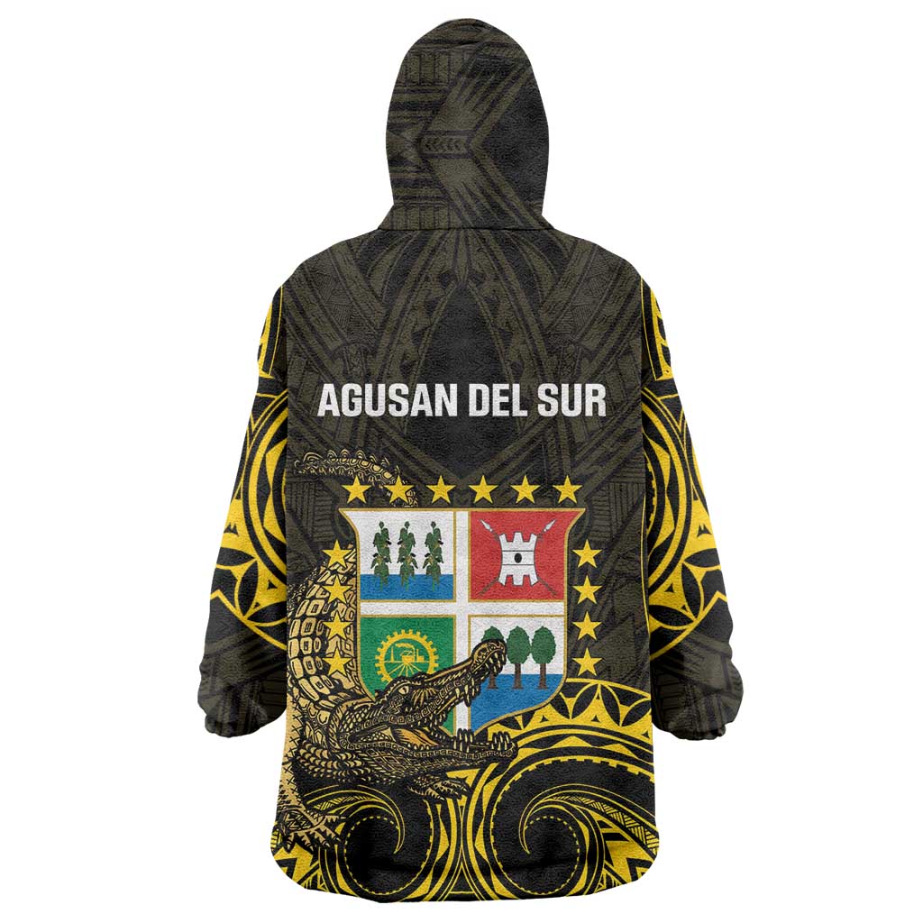 Agusan del Sur Philippines Wearable Blanket Hoodie Habagatang Agusan Lolong