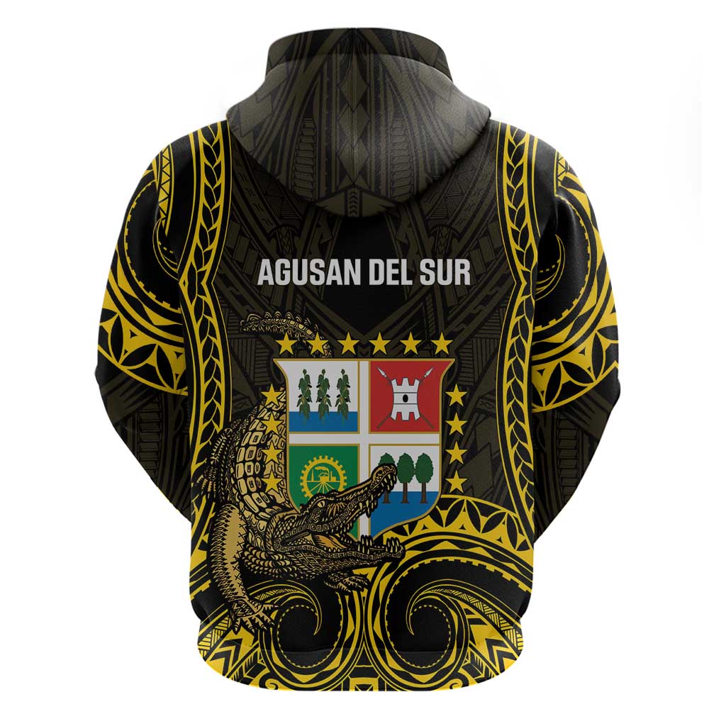 Agusan del Sur Philippines Zip Hoodie Habagatang Agusan Lolong