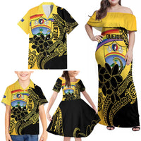 Quezon Province Family Matching Off Shoulder Maxi Dress and Hawaiian Shirt Cocolandia Philippines Turtle