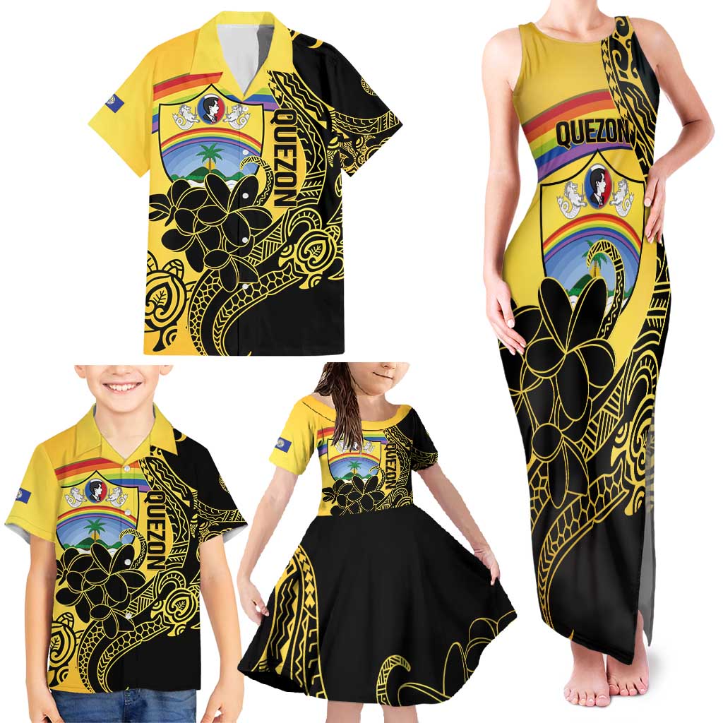 Quezon Province Family Matching Tank Maxi Dress and Hawaiian Shirt Cocolandia Philippines Turtle