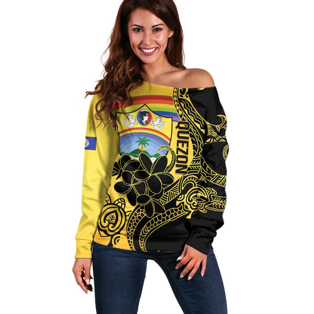 Quezon Province Off Shoulder Sweater Cocolandia Philippines Turtle