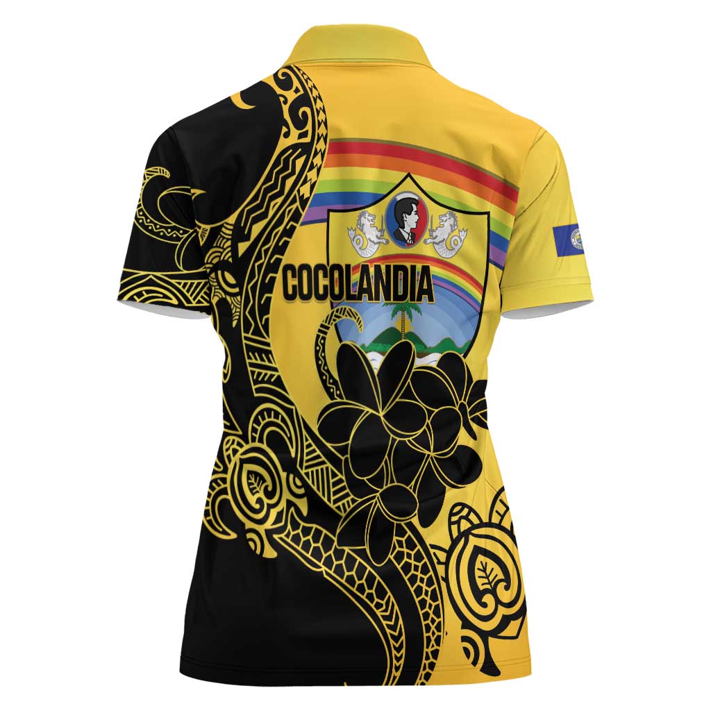 Quezon Province Women Polo Shirt Cocolandia Philippines Turtle