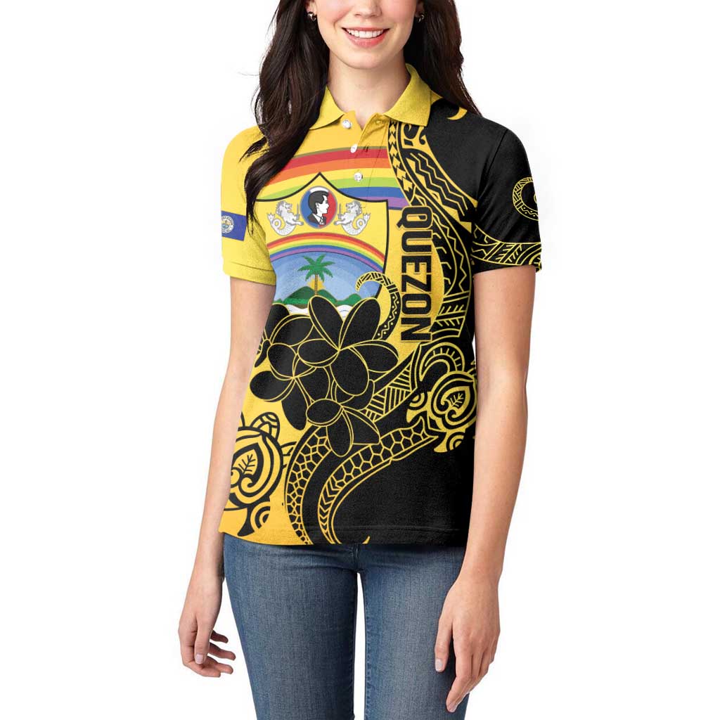 Quezon Province Women Polo Shirt Cocolandia Philippines Turtle