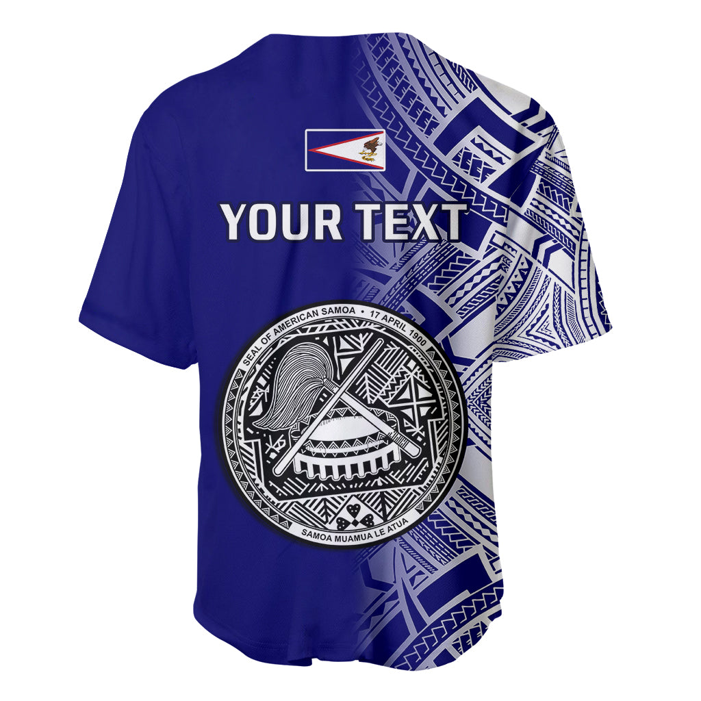 Personalised American Samoa Baseball Jersey July 4 Independence Day LT14 - Polynesian Pride