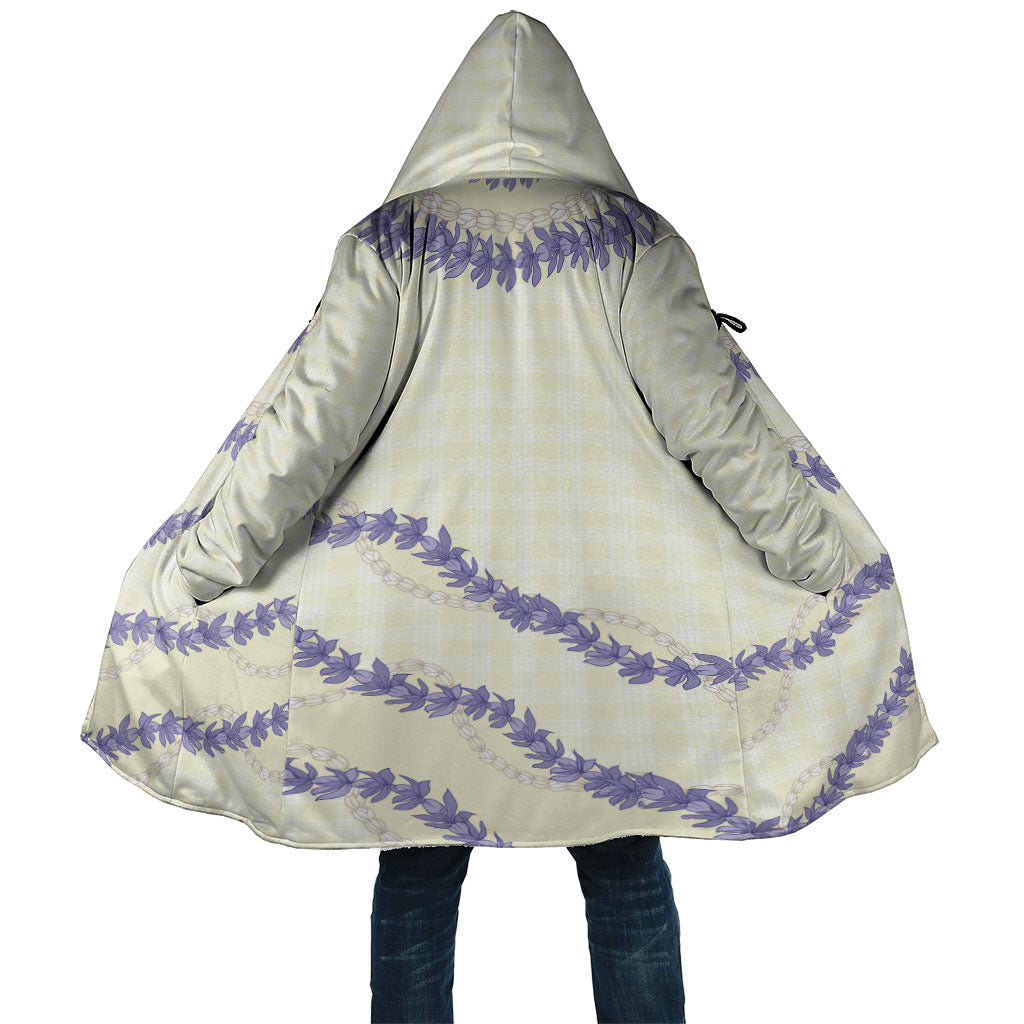 Hawaii Honohono Palaka Motifs Cloak Hawaiian Orchid Lei