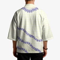 Hawaii Honohono Palaka Motifs Kimono Hawaiian Orchid Lei