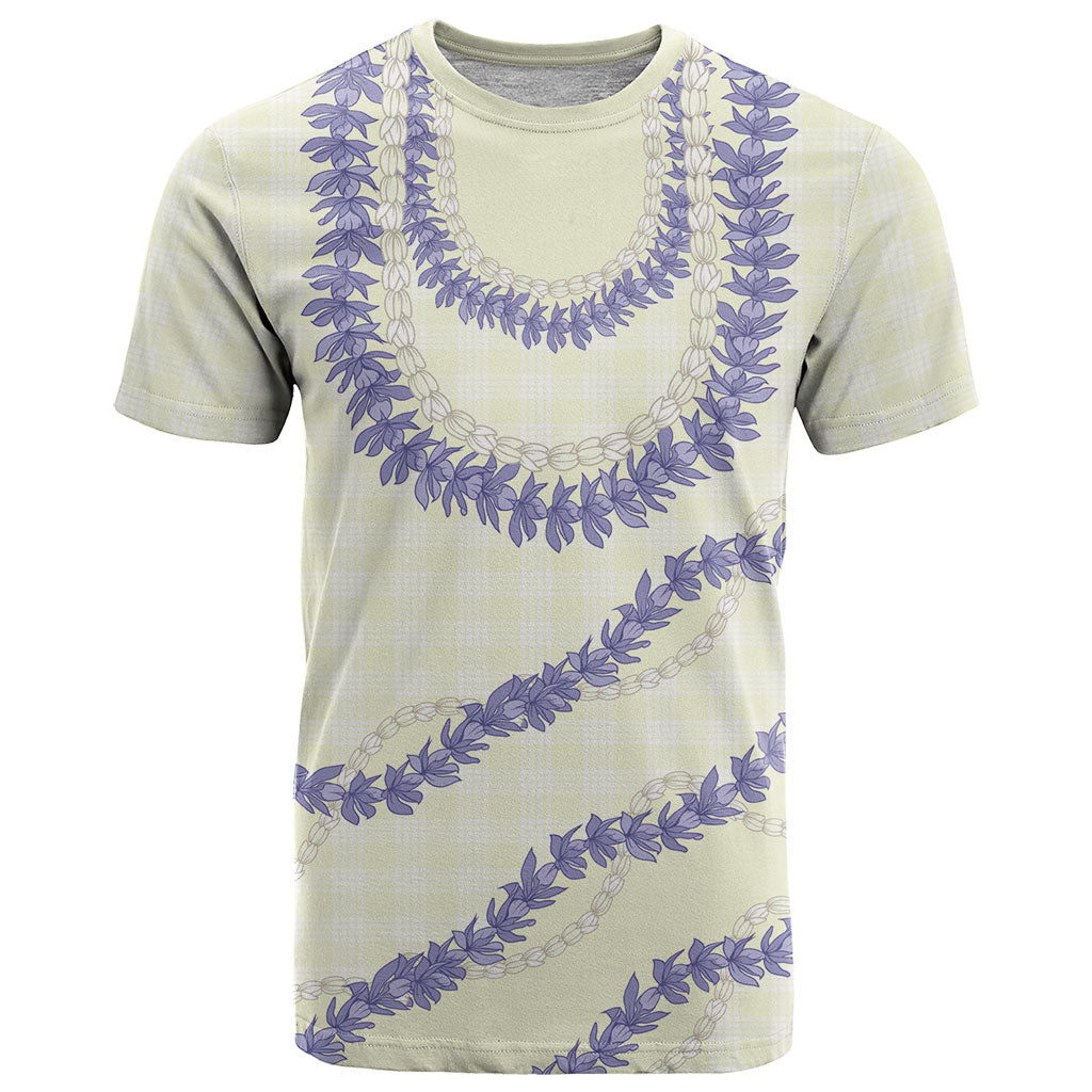 Hawaii Honohono Palaka Motifs T Shirt Hawaiian Orchid Lei