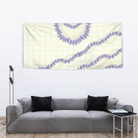 Hawaii Honohono Palaka Motifs Tapestry Hawaiian Orchid Lei
