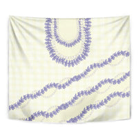 Hawaii Honohono Palaka Motifs Tapestry Hawaiian Orchid Lei