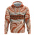 Aloha Hawaii Mikioi Lei Hoodie Beige Tropical Flower Pattern - Polynesian Pride