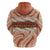 Aloha Hawaii Mikioi Lei Hoodie Beige Tropical Flower Pattern - Polynesian Pride