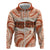 Aloha Hawaii Mikioi Lei Hoodie Beige Tropical Flower Pattern - Polynesian Pride