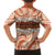 Aloha Hawaii Mikioi Lei Kid Hawaiian Shirt Beige Tropical Flower Pattern - Polynesian Pride