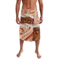 Aloha Hawaii Mikioi Lei Lavalava Beige Tropical Flower Pattern - Polynesian Pride