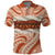 Aloha Hawaii Mikioi Lei Polo Shirt Beige Tropical Flower Pattern - Polynesian Pride