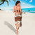 Aloha Hawaii Mikioi Lei Sarong Beige Tropical Flower Pattern - Polynesian Pride
