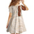 Aloha Hawaii Mikioi Lei Family Matching Off The Shoulder Long Sleeve Dress and Hawaiian Shirt Cattail Red Tropical Flower Pattern - Polynesian Pride