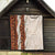 Aloha Hawaii Mikioi Lei Quilt Cattail Red Tropical Flower Pattern - Polynesian Pride