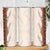 Aloha Hawaii Mikioi Lei Skinny Tumbler Cattail Red Tropical Flower Pattern - Polynesian Pride