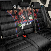 Mabuhay Philippines Festival Back Car Seat Cover Filipino Map Sampaguita Igorot Pattern LT14 - Polynesian Pride