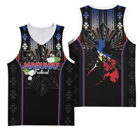 Mabuhay Philippines Festival Basketball Jersey Filipino Map Sampaguita Igorot Pattern LT14 - Polynesian Pride