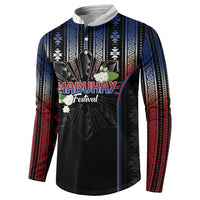 Mabuhay Philippines Festival Button Sweatshirt Filipino Map Sampaguita Igorot Pattern LT14 - Polynesian Pride