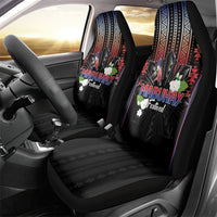 Mabuhay Philippines Festival Car Seat Cover Filipino Map Sampaguita Igorot Pattern LT14 - Polynesian Pride