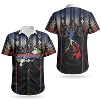 Mabuhay Philippines Festival Couples Matching Off Shoulder Short Dress and Hawaiian Shirt Filipino Map Sampaguita Igorot Pattern LT14 - Polynesian Pride