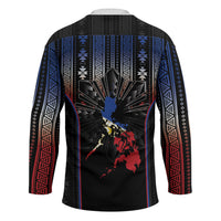 Mabuhay Philippines Festival Hockey Jersey Filipino Map Sampaguita Igorot Pattern LT14 - Polynesian Pride