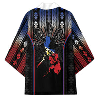 Mabuhay Philippines Festival Kimono Filipino Map Sampaguita Igorot Pattern LT14 - Polynesian Pride