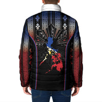 Mabuhay Philippines Festival Padded Jacket Filipino Map Sampaguita Igorot Pattern LT14 - Polynesian Pride
