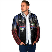Mabuhay Philippines Festival Padded Jacket Filipino Map Sampaguita Igorot Pattern LT14 - Polynesian Pride