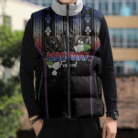 Mabuhay Philippines Festival Sleeveless Puffer Jacket Filipino Map Sampaguita Igorot Pattern LT14 - Polynesian Pride