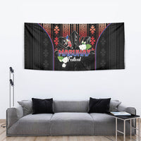 Mabuhay Philippines Festival Tapestry Filipino Map Sampaguita Igorot Pattern LT14 - Polynesian Pride