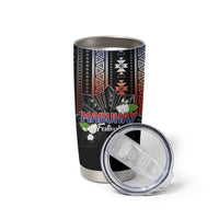 Mabuhay Philippines Festival Tumbler Cup Filipino Map Sampaguita Igorot Pattern LT14 - Polynesian Pride