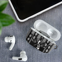 Mabuhay Philippines Festival AirPods Case Filipino Map Black White Igorot Pattern LT14 - Polynesian Pride