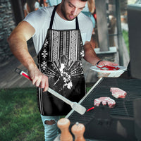 Mabuhay Philippines Festival Apron Filipino Map Black White Igorot Pattern LT14 - Polynesian Pride
