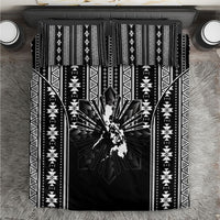 Mabuhay Philippines Festival Bedding Set Filipino Map Black White Igorot Pattern LT14 Black - Polynesian Pride