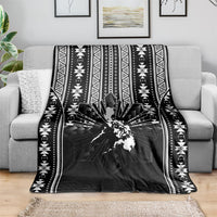 Mabuhay Philippines Festival Blanket Filipino Map Black White Igorot Pattern LT14 - Polynesian Pride
