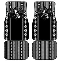 Mabuhay Philippines Festival Car Mats Filipino Map Black White Igorot Pattern LT14 - Polynesian Pride