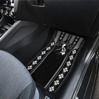 Mabuhay Philippines Festival Car Mats Filipino Map Black White Igorot Pattern LT14 - Polynesian Pride