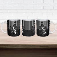 Mabuhay Philippines Festival Ceramic Mug Filipino Map Black White Igorot Pattern LT14 - Polynesian Pride