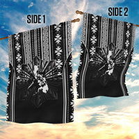 Mabuhay Philippines Festival Garden Flag Filipino Map Black White Igorot Pattern LT14 - Polynesian Pride