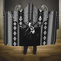 Mabuhay Philippines Festival Hooded Blanket Filipino Map Black White Igorot Pattern LT14 - Polynesian Pride
