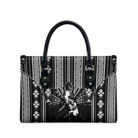 Mabuhay Philippines Festival Leather Bag Filipino Map Black White Igorot Pattern LT14 - Polynesian Pride