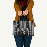 Mabuhay Philippines Festival Leather Bag Filipino Map Black White Igorot Pattern LT14 - Polynesian Pride